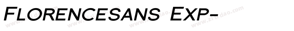 Florencesans Exp字体转换